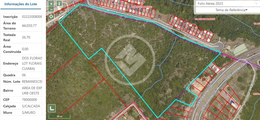 Area para incorporação 44 mil metros