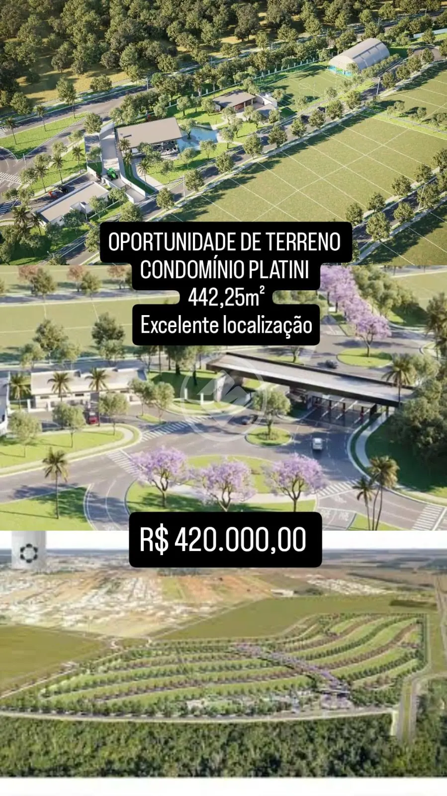 Terreno Condomínio Condomínio Residencial Platini Urban Park, Sinop - MT — foto 1