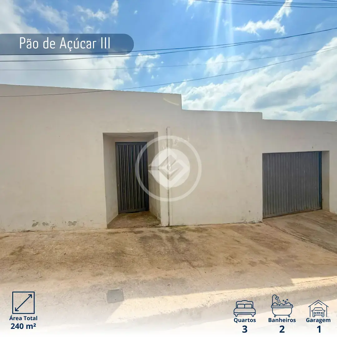 Casa Loteamento Novo Pão de Açúcar, Araxá - MG — foto 1