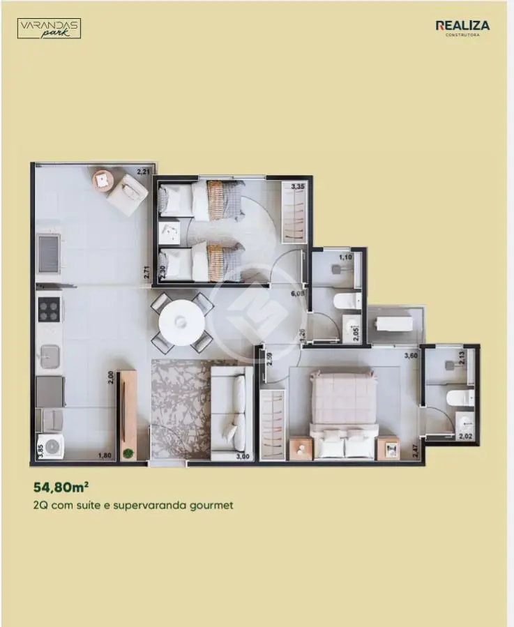 Apartamento Setor Faiçalville, Goiânia - GO — foto 2