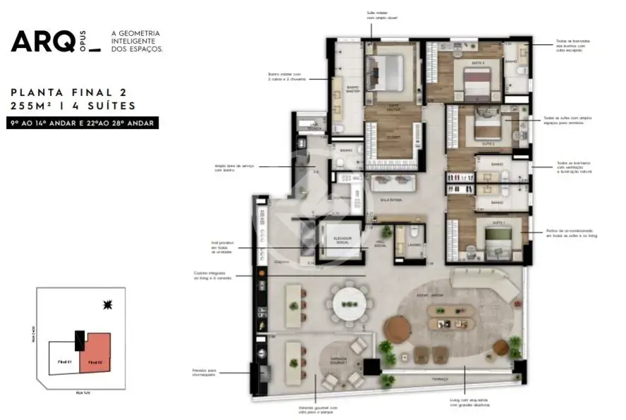 Apartamento Setor Bueno, Goiânia - GO — foto 1