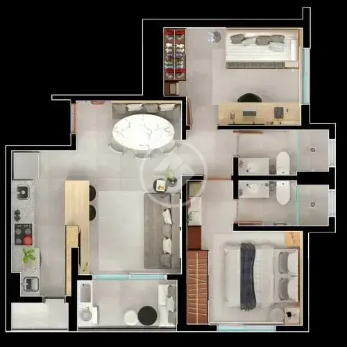 Apartamento 2 quartos no Setor Sudoeste, Goiânia — foto 3 de 6