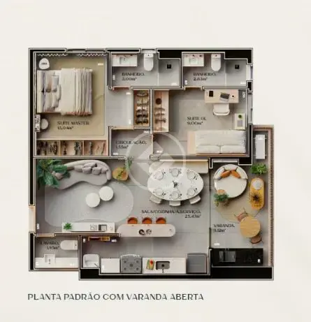 Apartamento Setor Marista, Goiânia - GO — foto 2