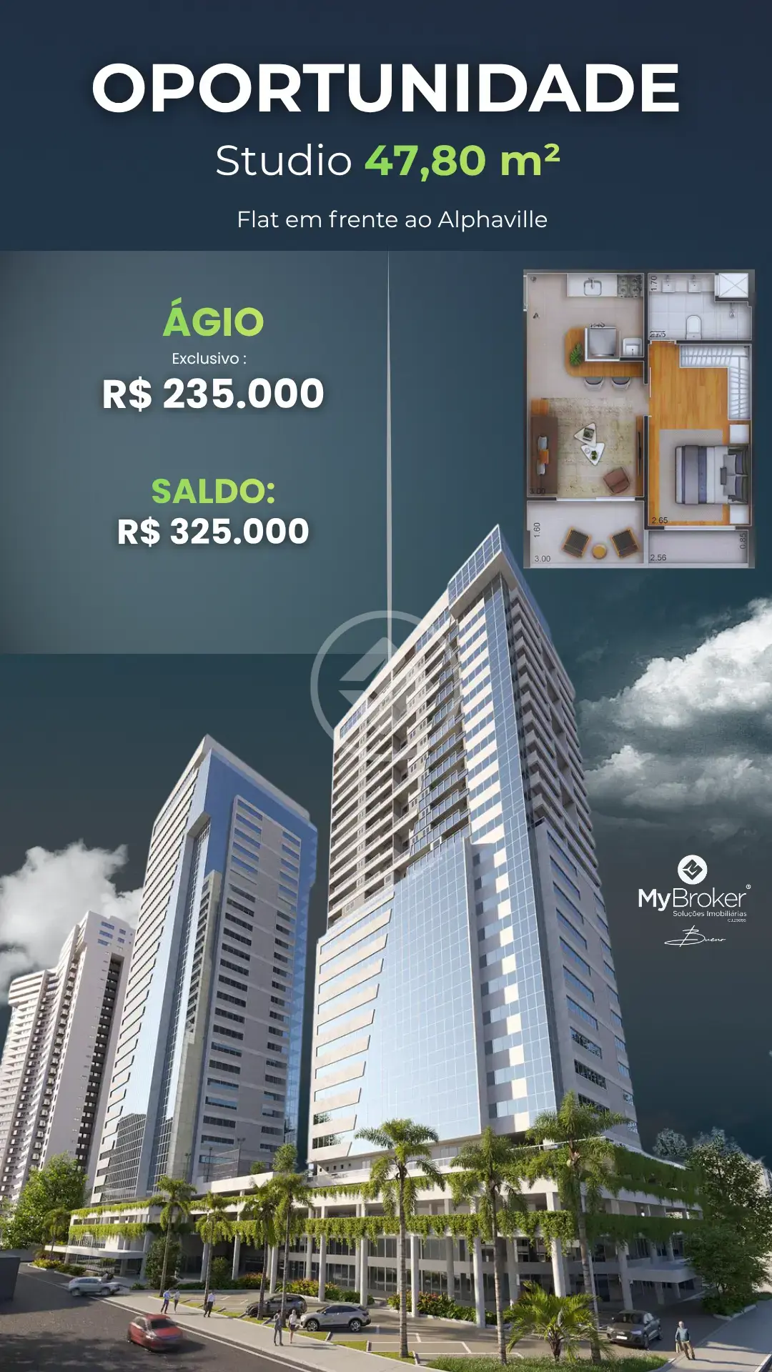 Apartamento Park Lozandes, Goiânia - GO — foto 1