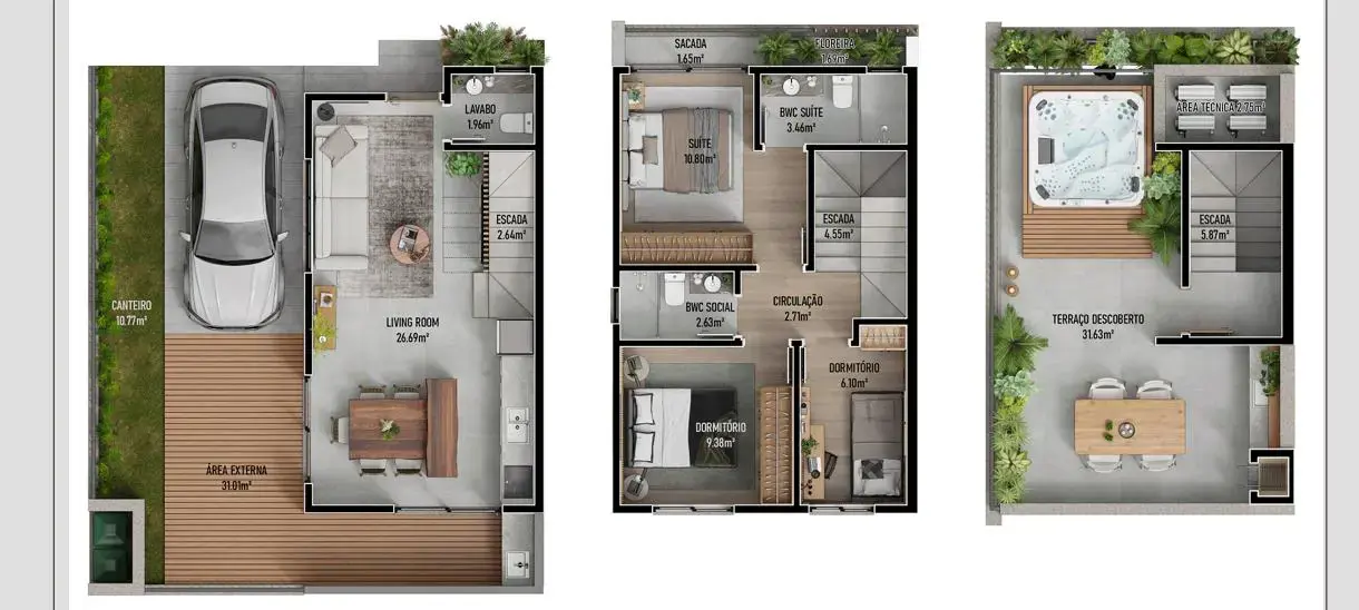 Casa 3 quartos no Ribeirão da Ilha, Florianópolis — foto 5 de 6