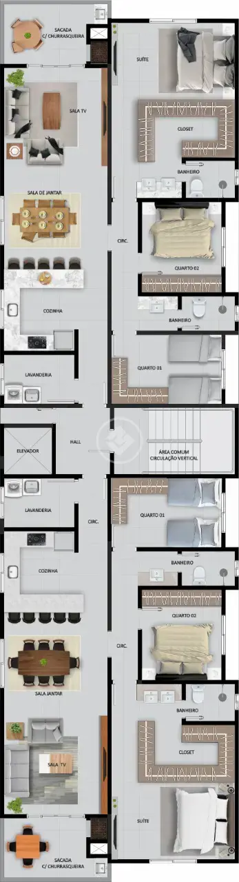 Apartamento 2 quartos no Centro, Cascavel — foto 6 de 6