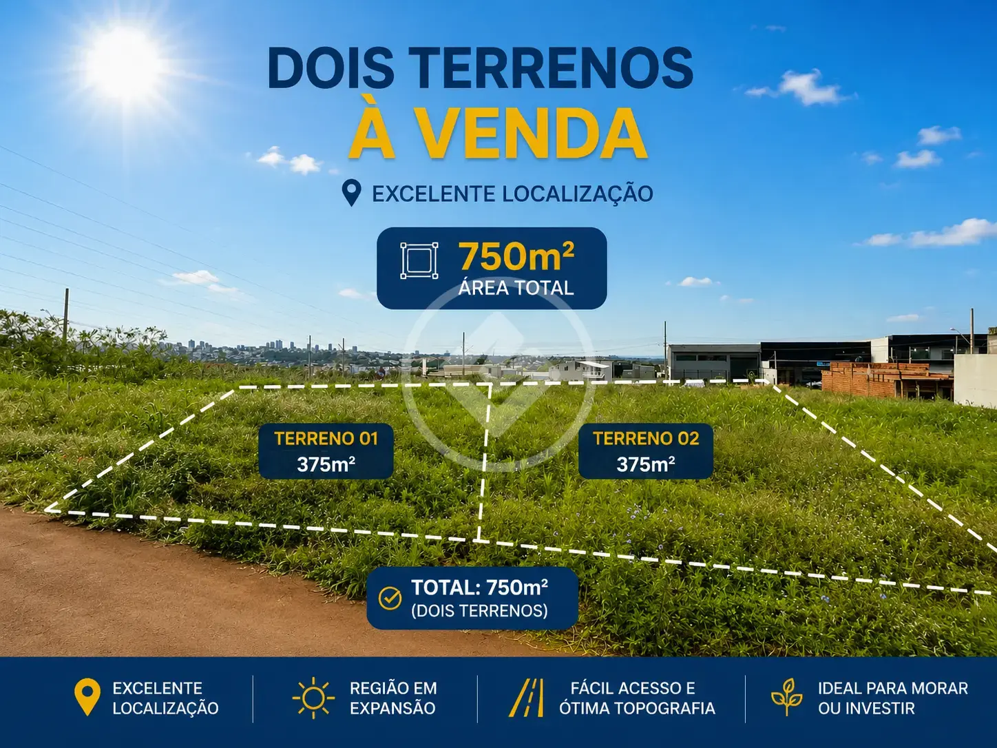 Terreno colina dourada, Cascavel - PR — foto 1