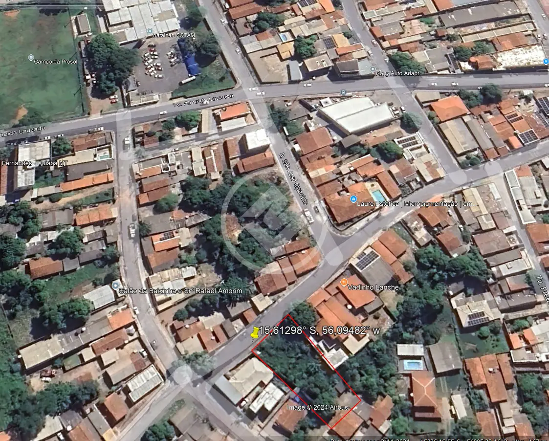 Terreno, medindo 830 m² excelente para construção de pequenos apartamentos, excelente para investidores, localizado bem próximo ao centro da cidade