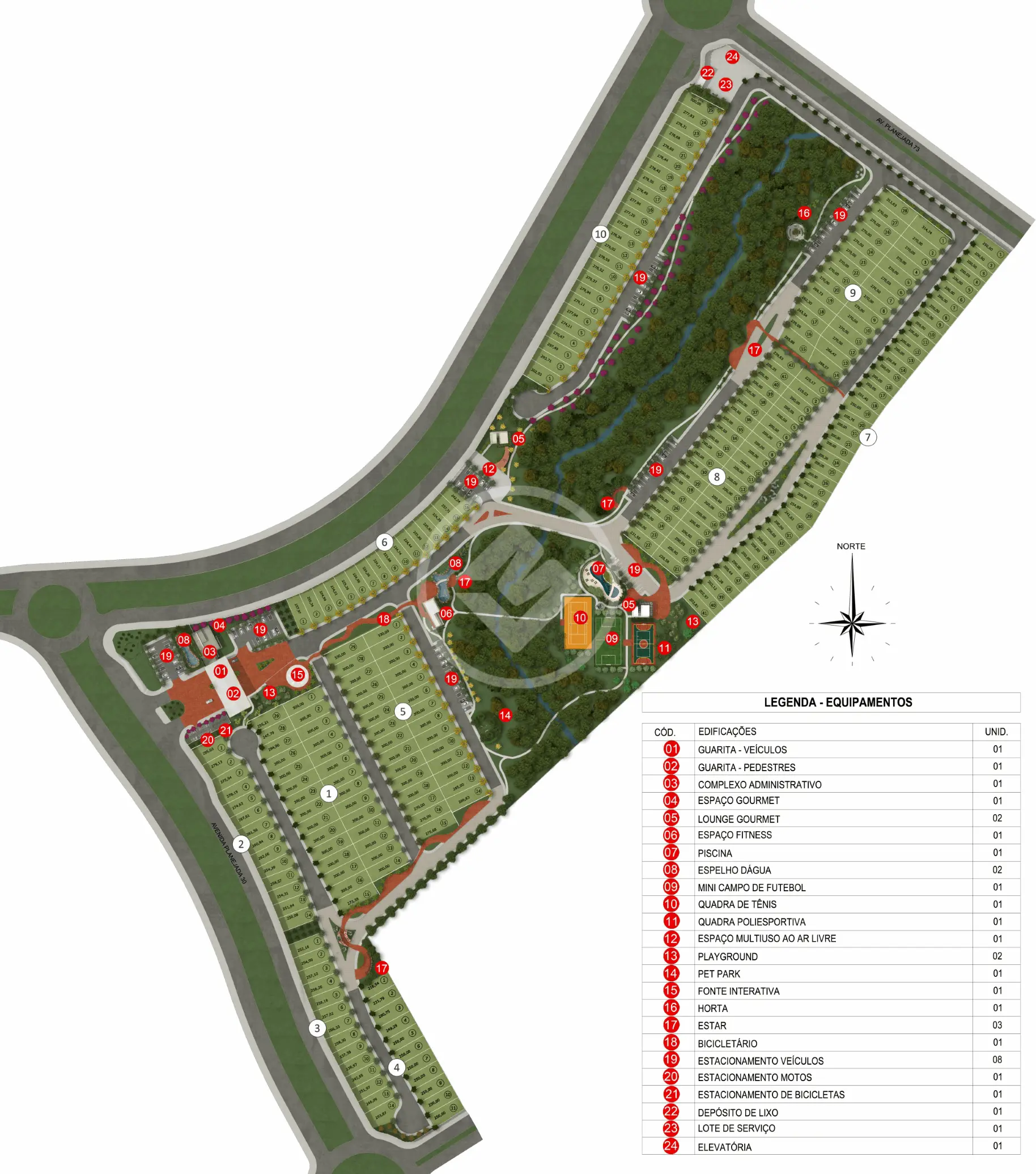 Terreno à Venda no Condomínio Florais Safira, 270m², Excelente Localização dentro do Condomínio, R$ 486.000,00 - Cuiabá - MT