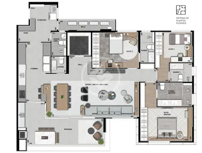 Apartamento Jardim das Américas, Cuiabá - MT — foto 2