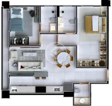 Apartamento Setor Bueno, Goiânia - GO — foto 1