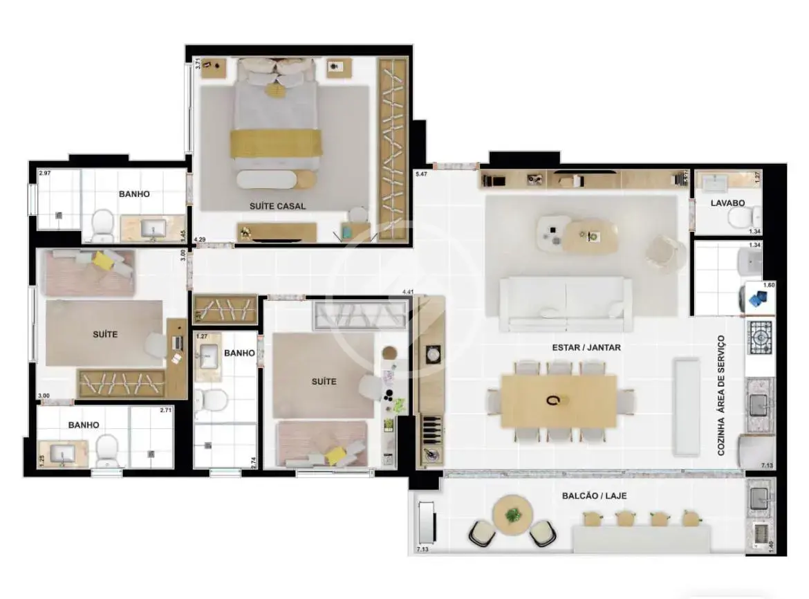 Apartamento Jardim América, Goiânia - GO — foto 1