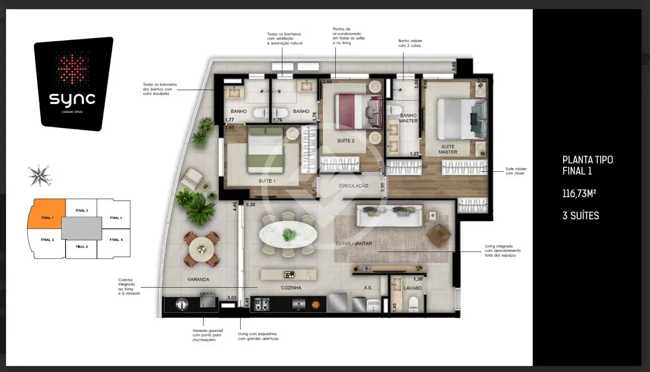 Apartamento Setor Marista, Goiânia - GO — foto 1