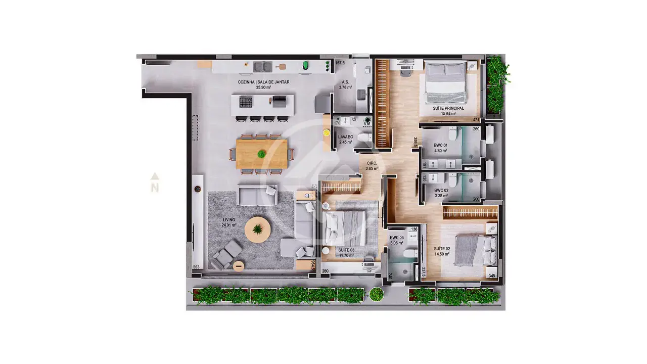 Apartamento Centro, Florianópolis - SC — foto 2