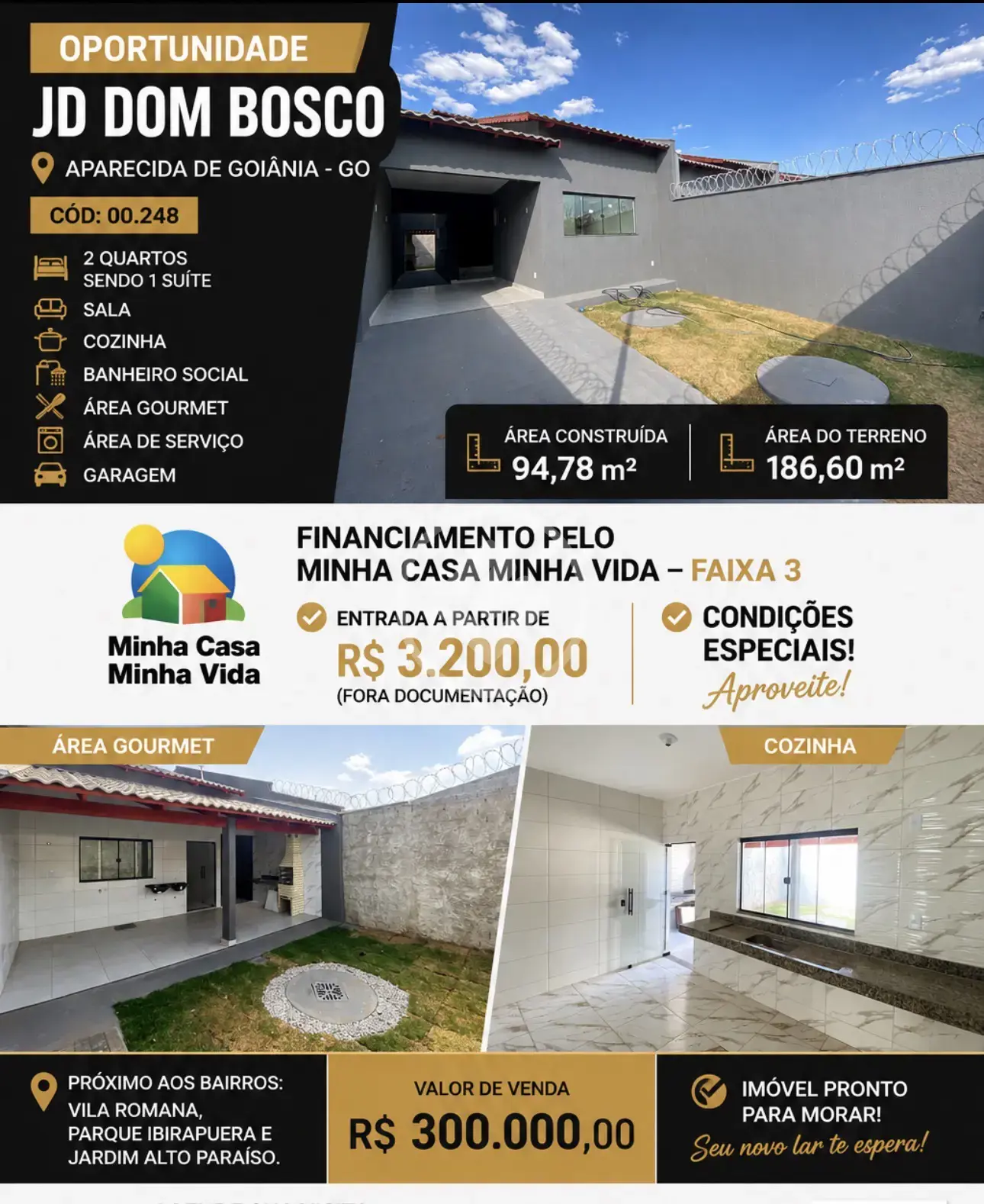 🏡 OPORTUNIDADE NO JD DOM BOSCO!