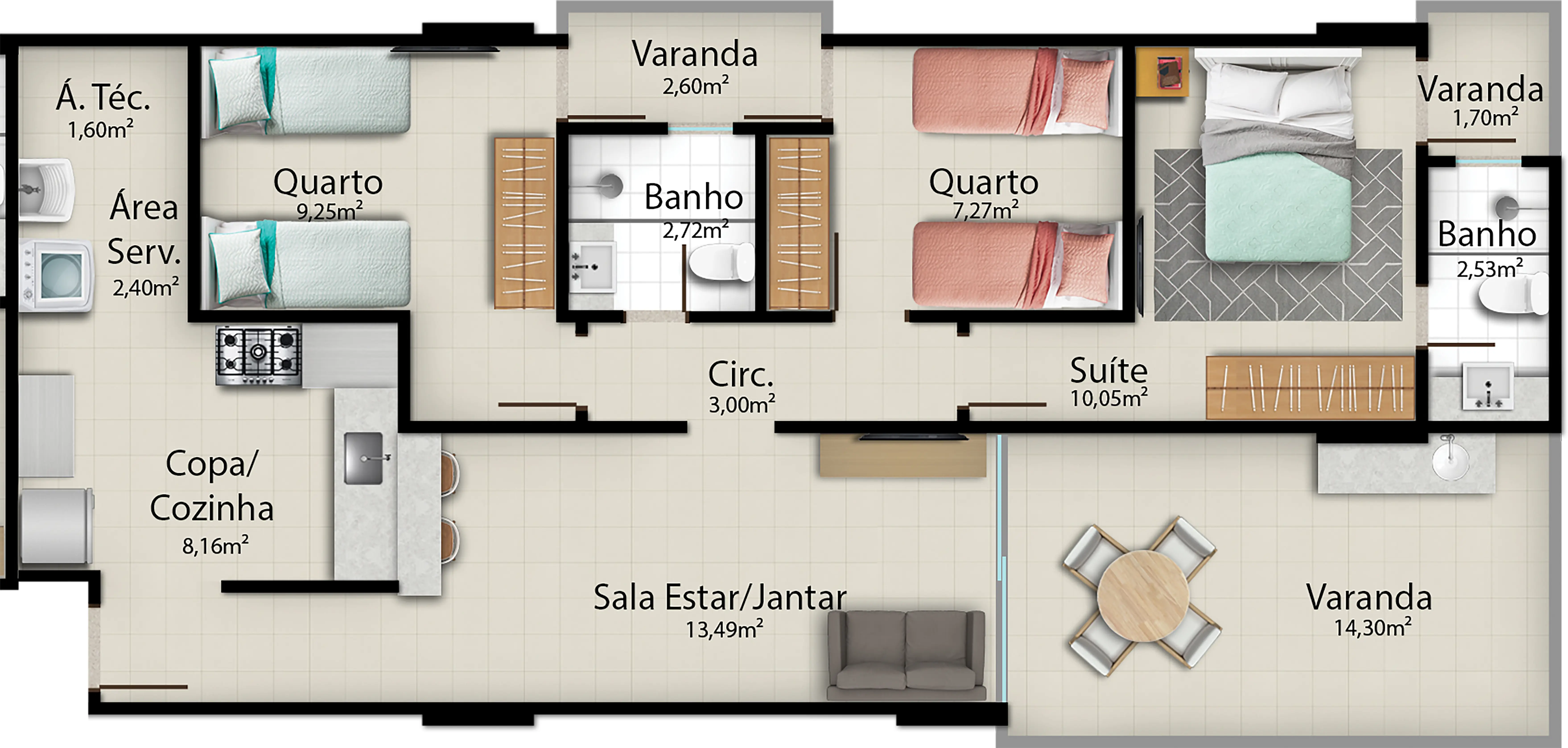 Apartamento Praia do Morro, Guarapari - ES — foto 2