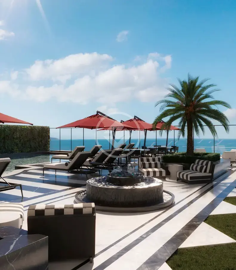 Apartamento 4 suítes, frente mar com fino acabamento em Meia Praia