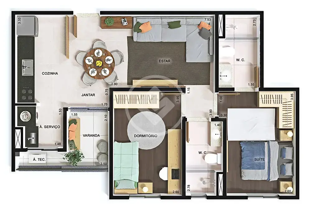 Apartamento Jardim do Lago, Jundiaí - SP — foto 1