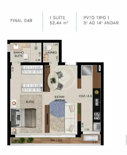 Apartamento 1 quarto no Serrinha, Goiânia — foto 5 de 5