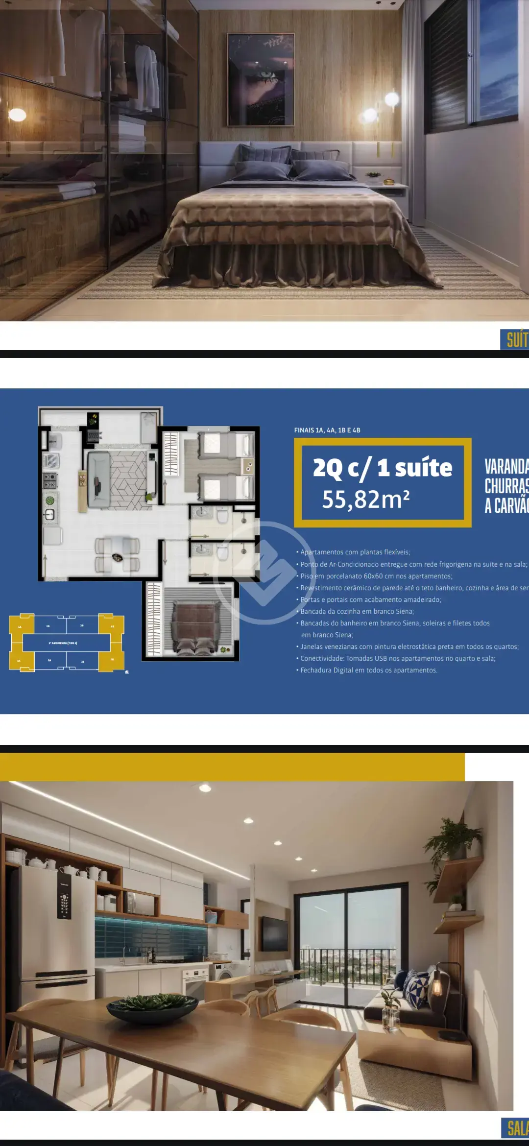 Apartamento 2 quartos no Jardim Palácios, Aparecida de Goiânia — foto 3 de 4