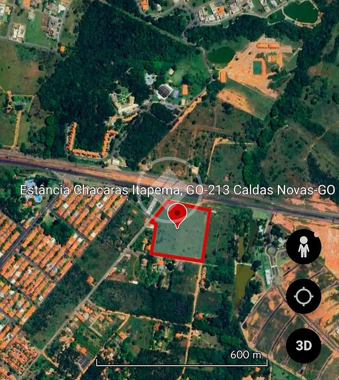 Terreno Estância Itapema, Caldas Novas - GO — foto 1