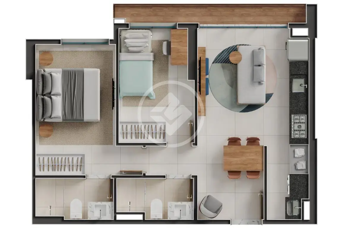 Apartamento Setor Bueno, Goiânia - GO — foto 2