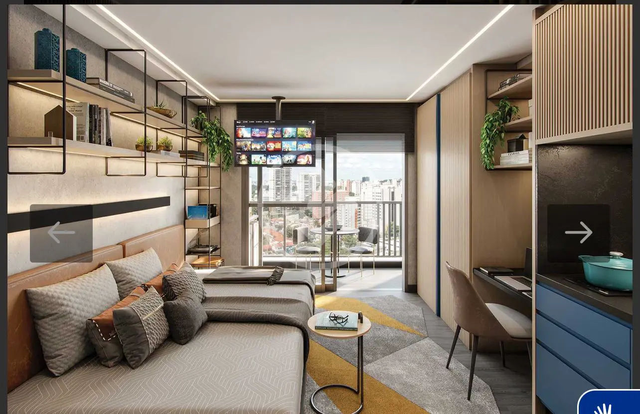 Loft / Studio 1 quarto no Chácara Santo Antônio (Zona Sul), São Paulo — foto 3 de 6