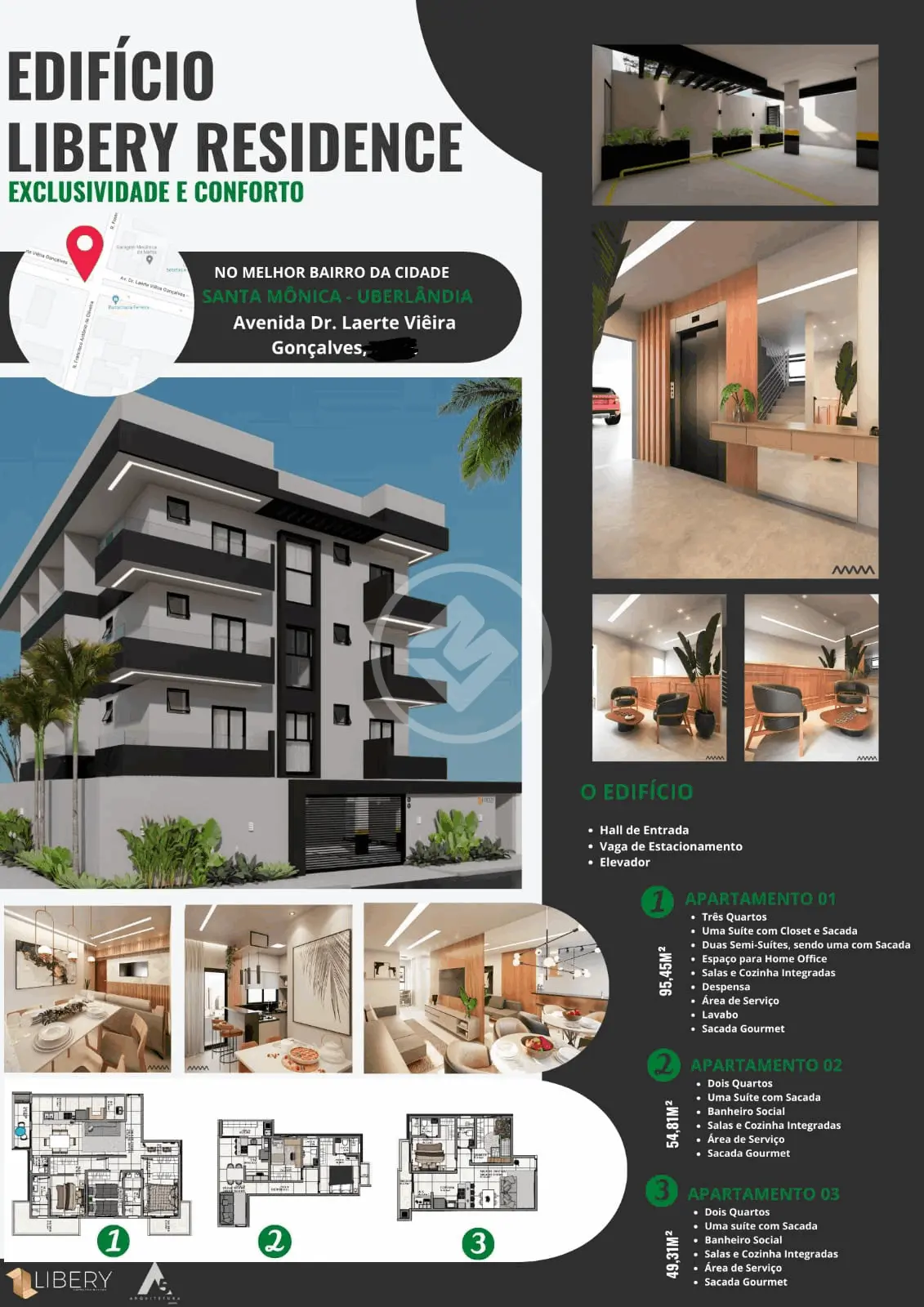 Apartamento Santa Mônica, Uberlândia - MG — foto 1