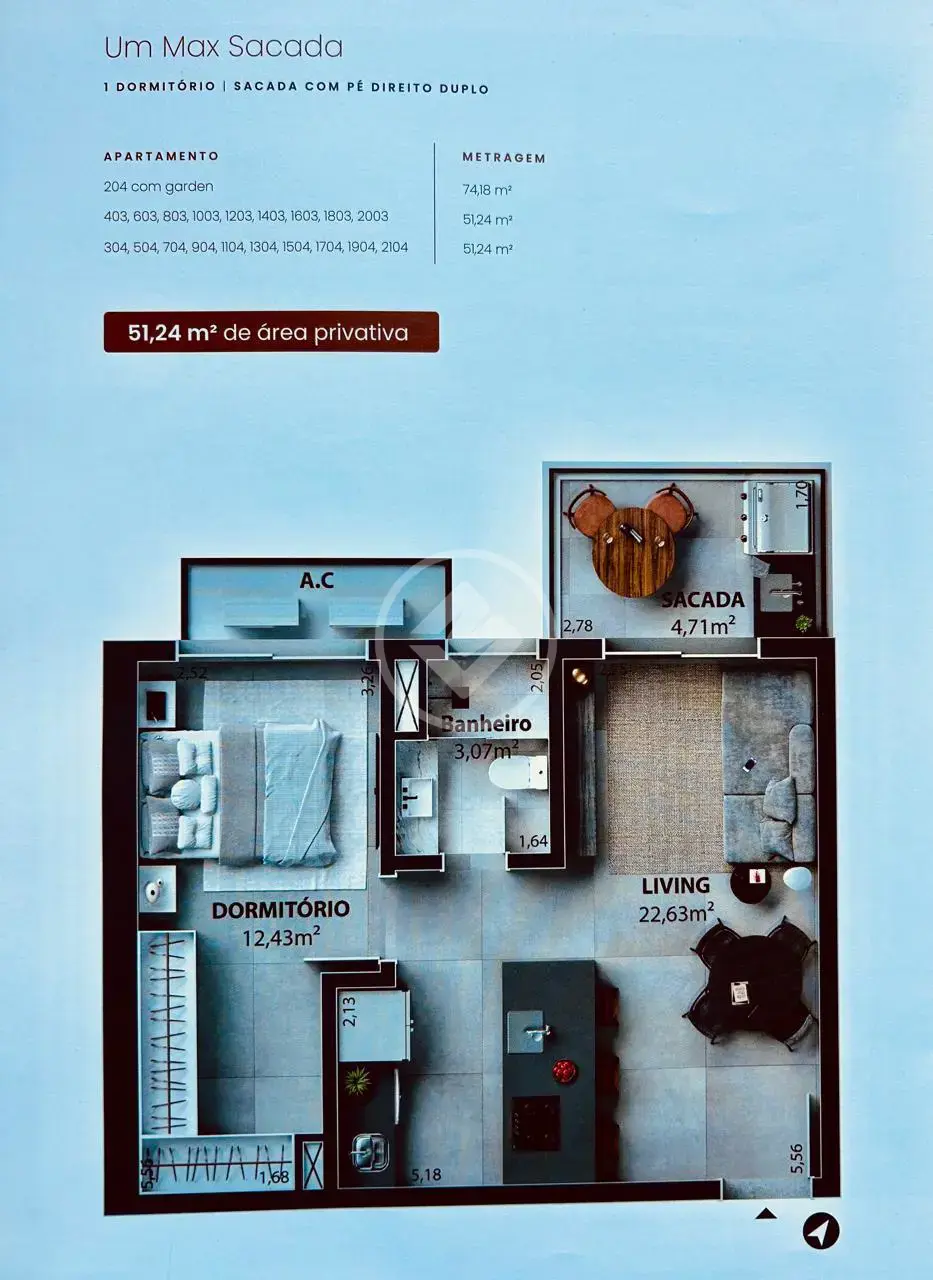 Apartamento Gávea, Uberlândia - MG — foto 1