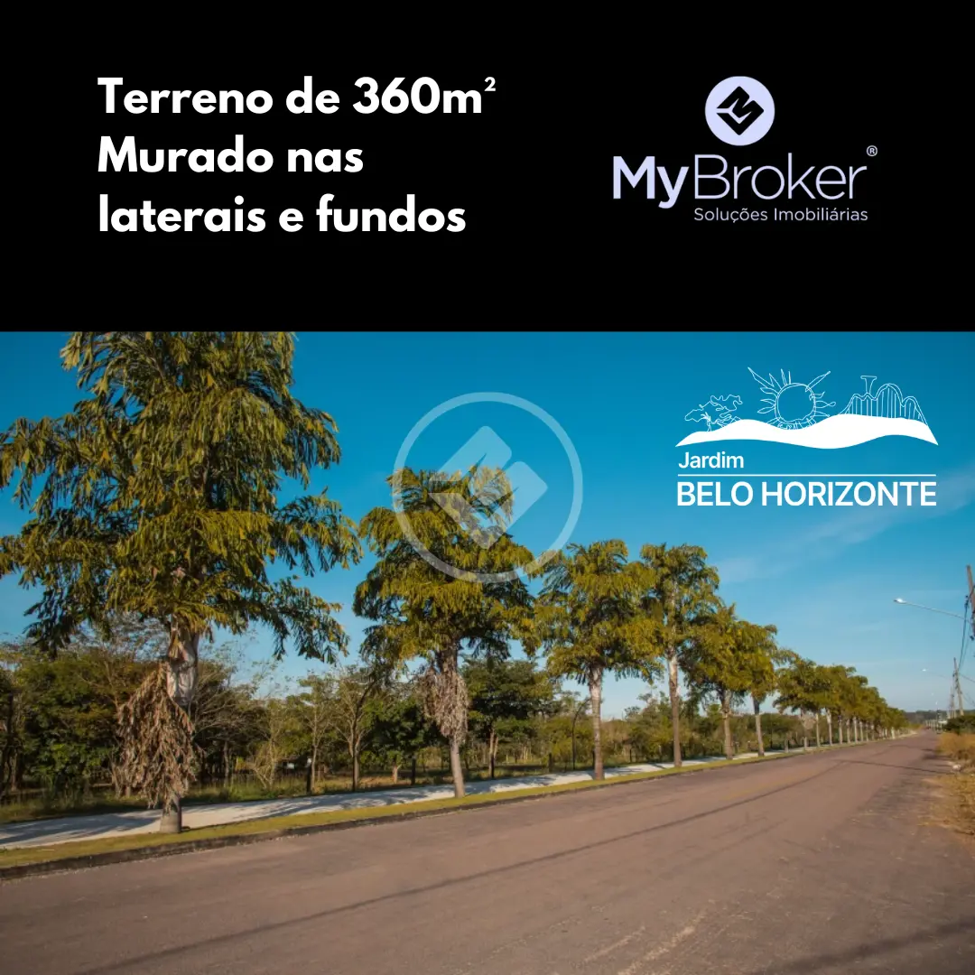 TERRENO 360 M² MURADO JARDIM BELO HORIZONTE SINOP MT