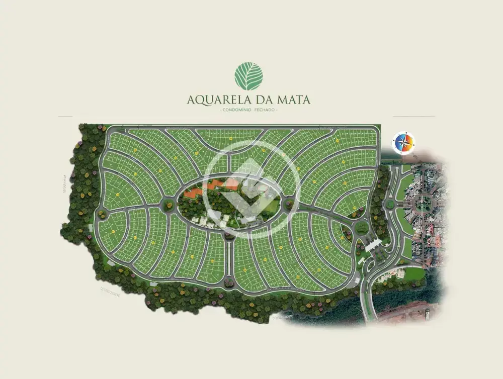 Terreno Condomínio Condomínio Aquarela da Mata, Sinop - MT — foto 1