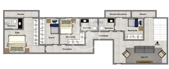 Apartamento Patrimônio, Uberlândia - MG — foto 2