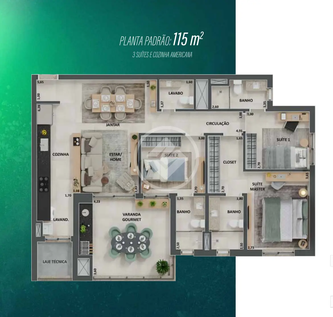 Apartamento Gávea, Uberlândia - MG — foto 1