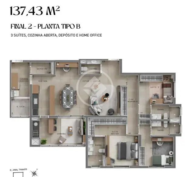 Apartamento Lidice, Uberlândia - MG — foto 1