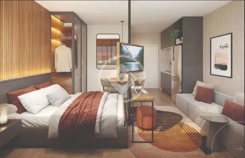 Apartamento de 1 quarto