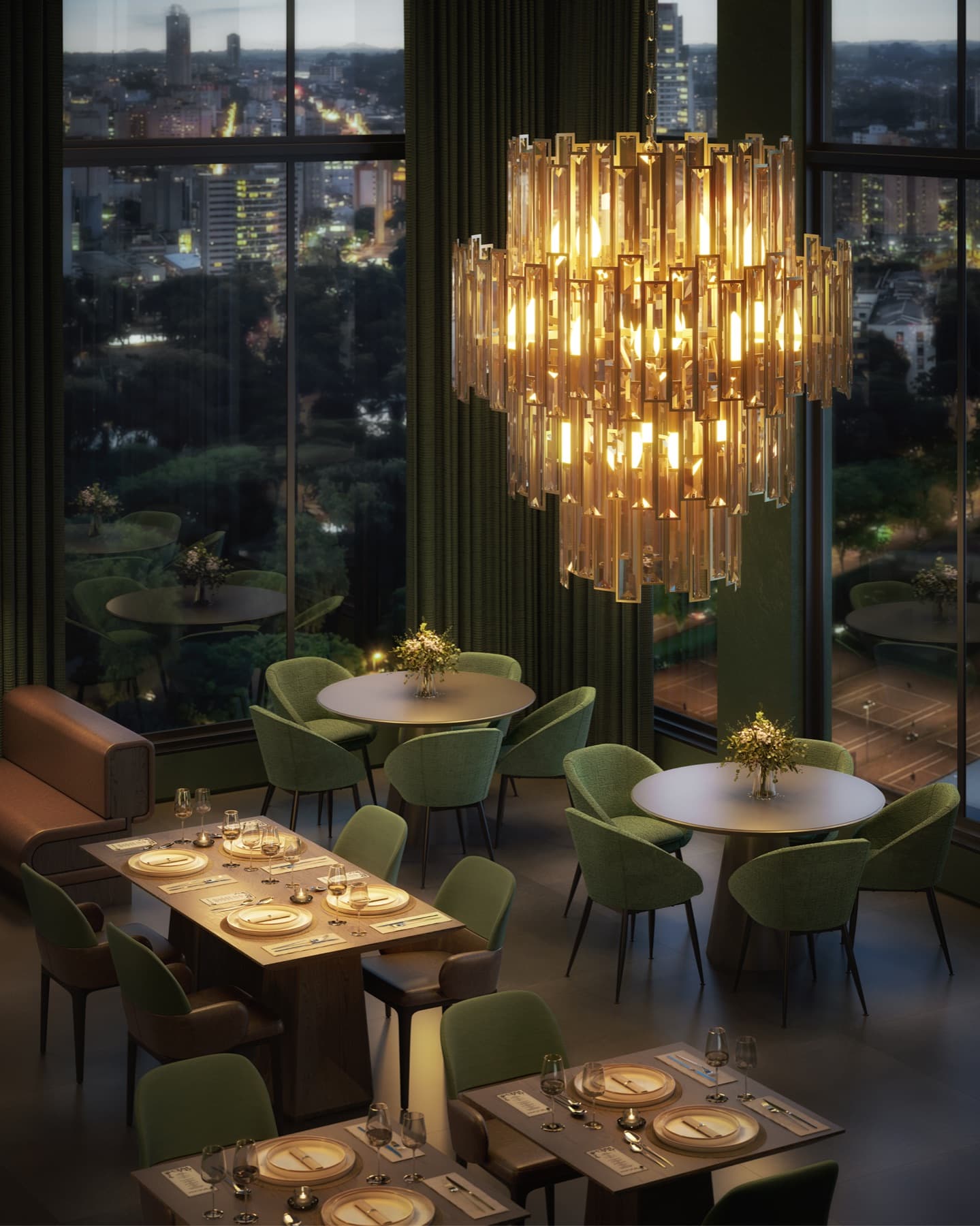 Restaurante no térreo do edifício New Yorker