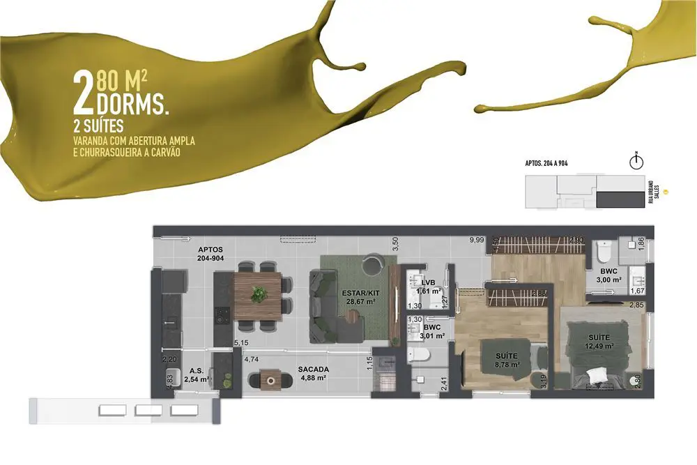 Apartamento com 3 quartos no Centro, foto 22 de 37