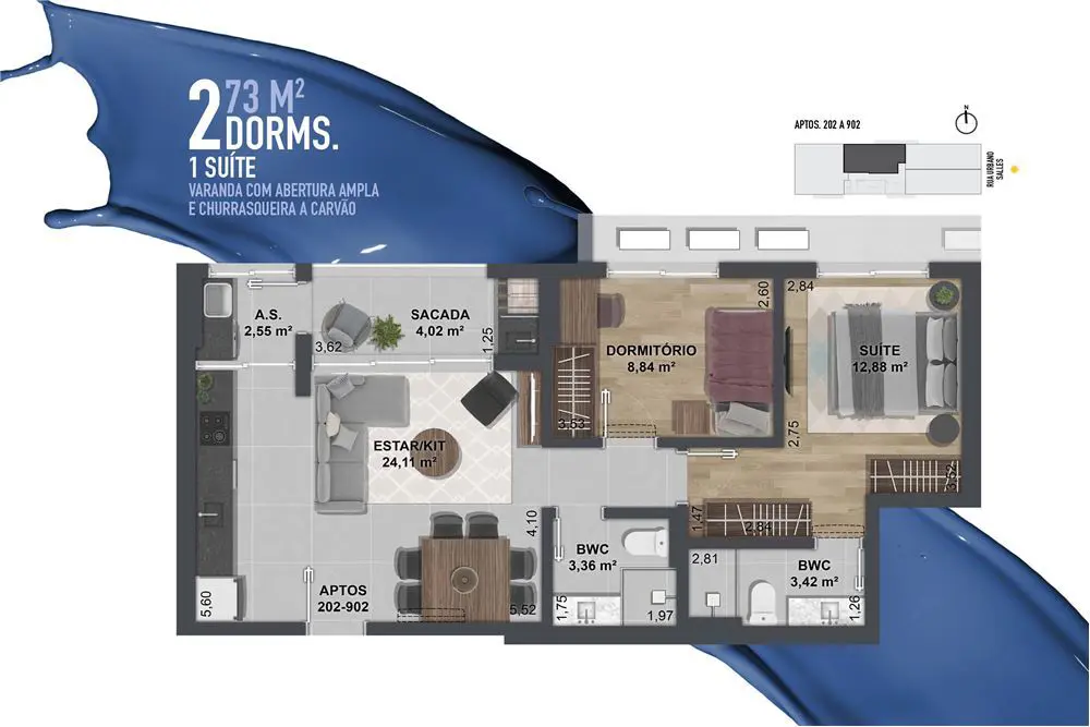 Apartamento com 3 quartos no Centro, foto 20 de 37