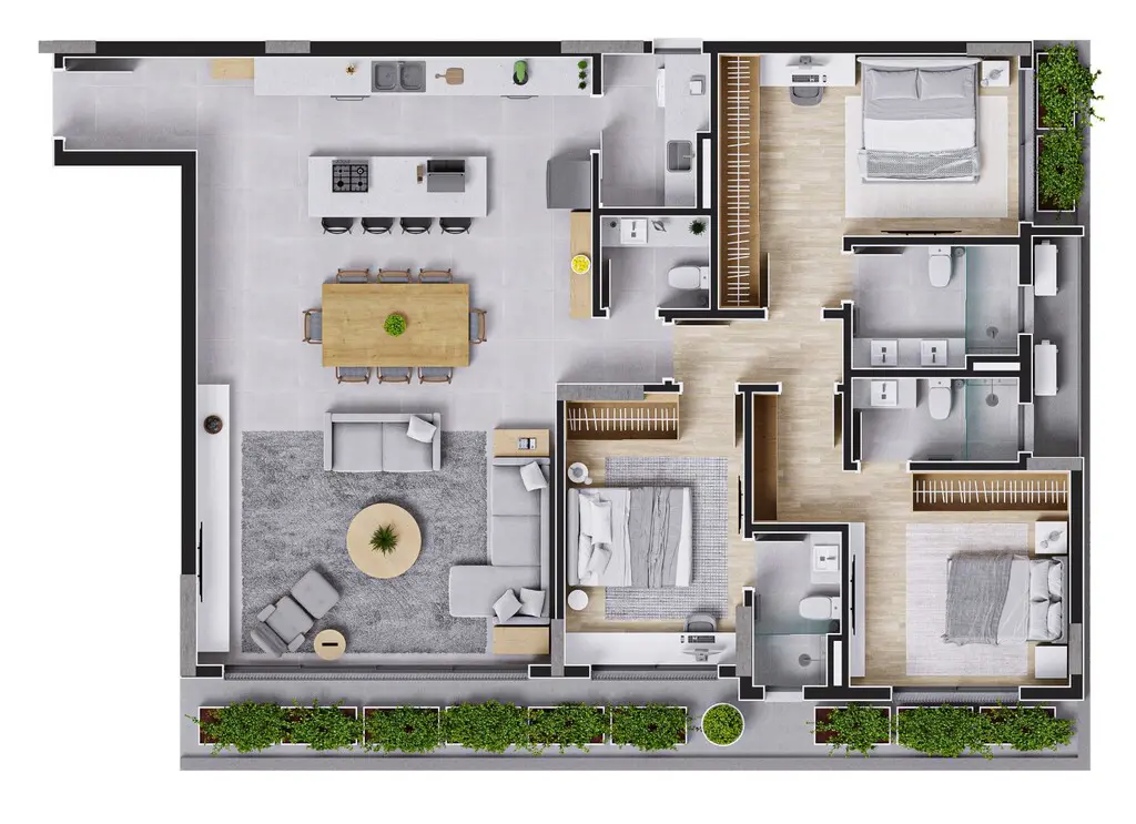 Apartamento com 1 quarto no Centro, foto 22 de 24