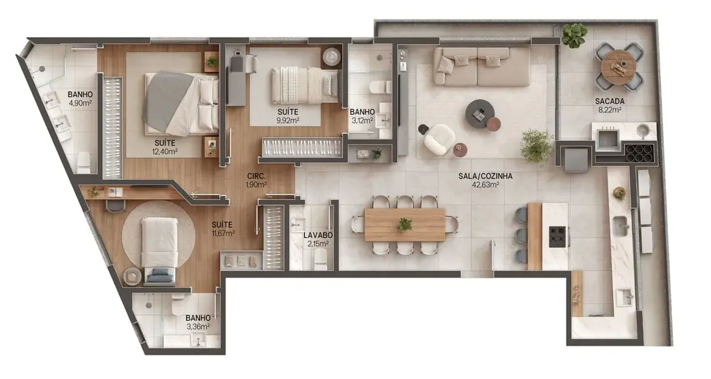 Apartamento com 2 quartos na Rua Diniz Júnior, foto 14 de 14