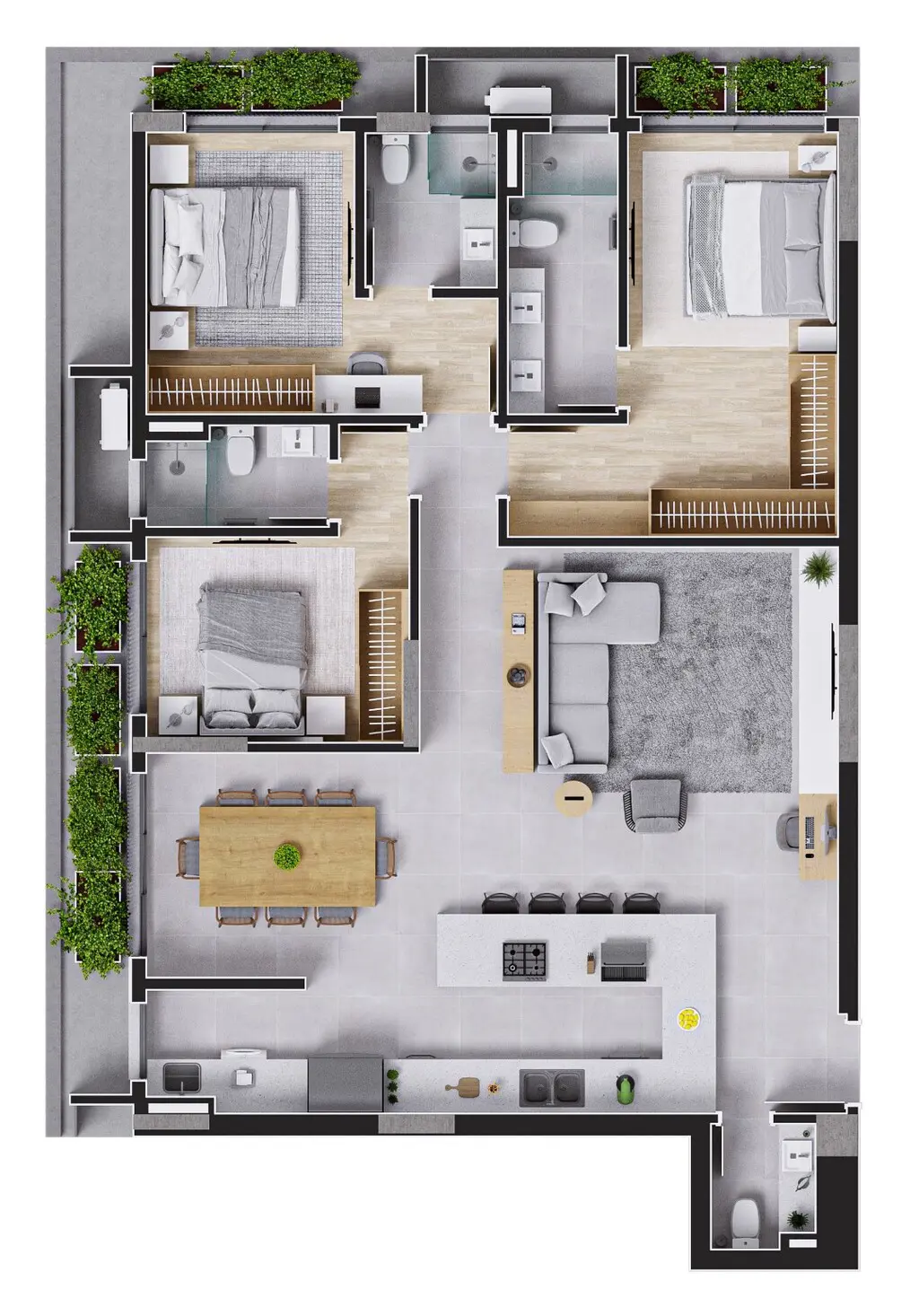 Apartamento com 1 quarto no Centro, foto 19 de 24