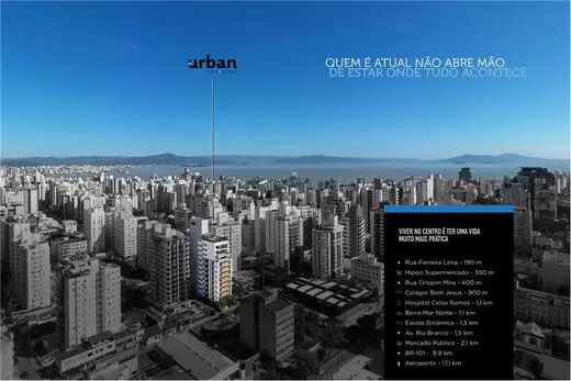 Apartamento com 3 quartos no Centro, Centro de Florianópolis
