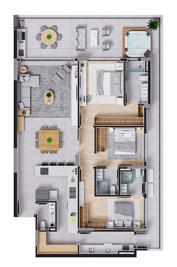 Apartamento com 1 quarto no Centro, foto 23 de 24