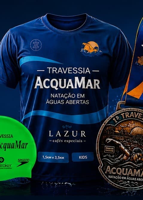 Camisa oficial da Travessia AcquaMar