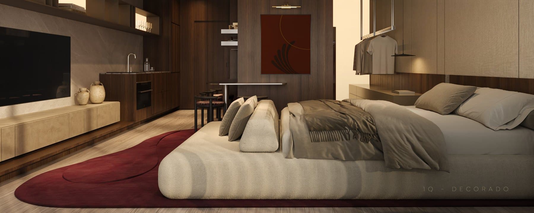 Apartamento decorado